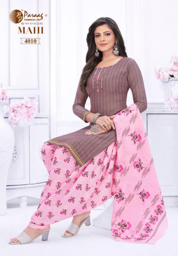 Paraag Mahi Vol-4 Cotton Designer Readymade Suit